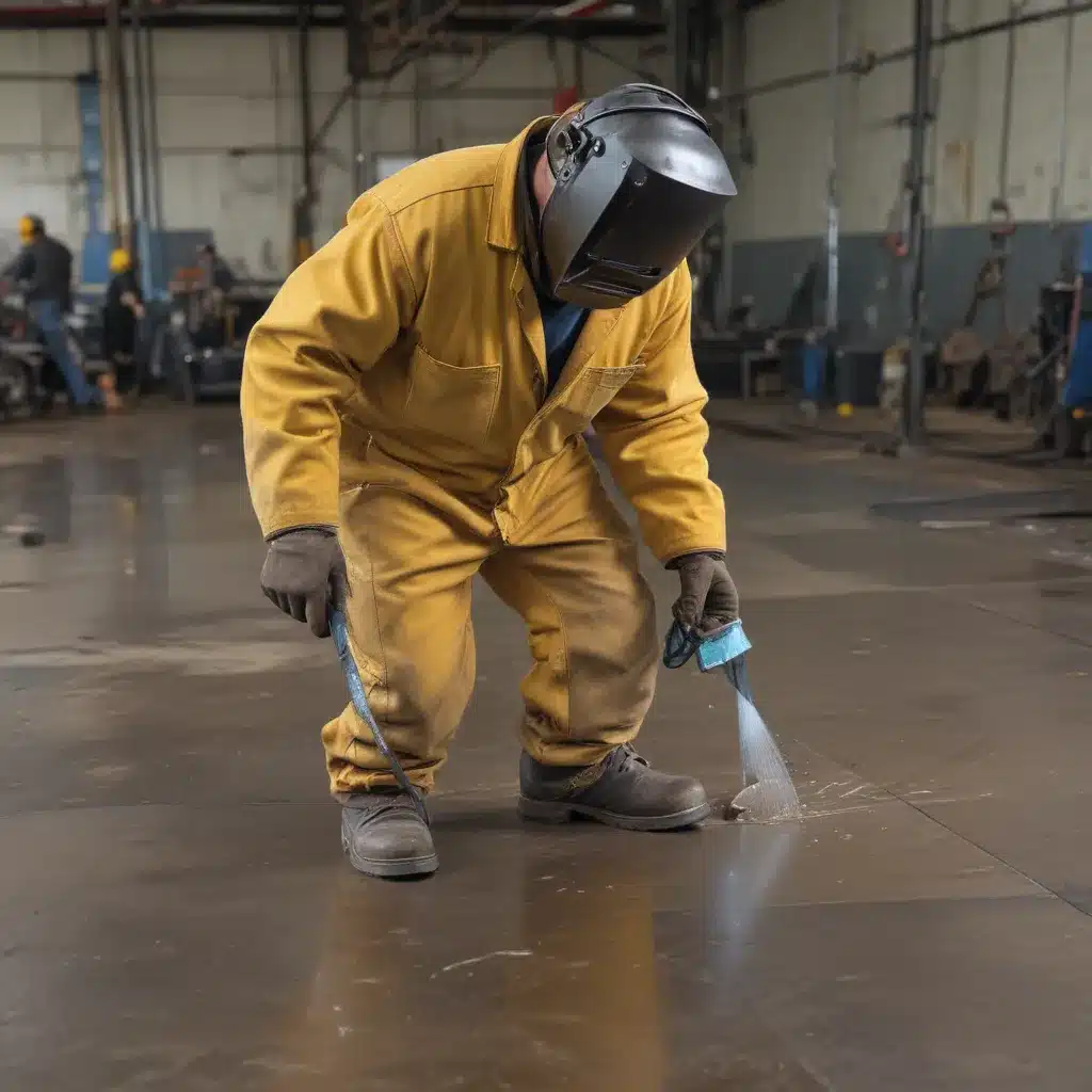 Avoiding Slips, Trips and Falls Around the Welding Area