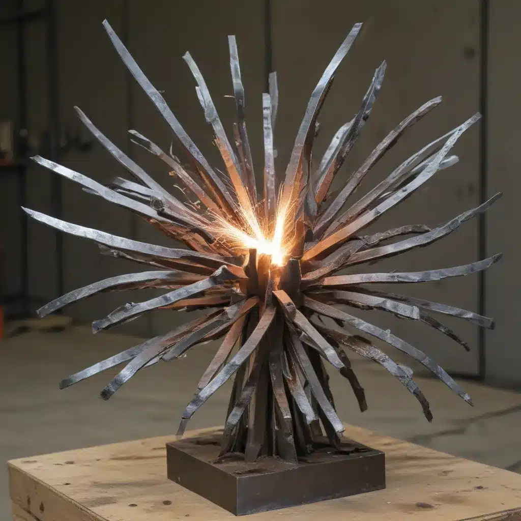 Creating Abstract Metal Sculpture with Welding Skills