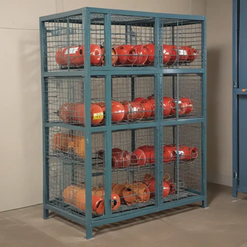 Cylinder Storage Cages Organize Your Shop and Prevent Tip Overs