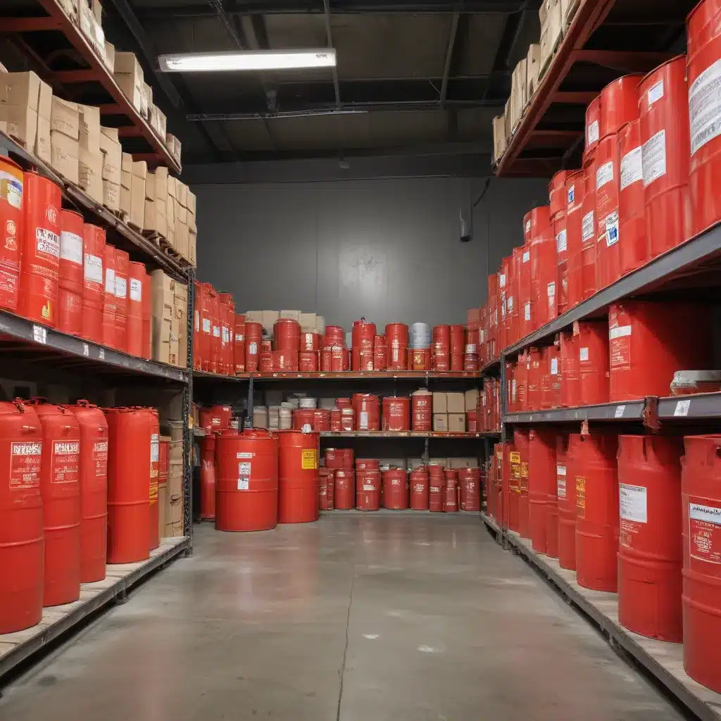 Proper Storage of Flammable Materials in Your Shop