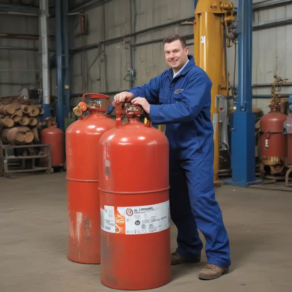 Safe Lifting and Moving of Welding Gas Cylinders