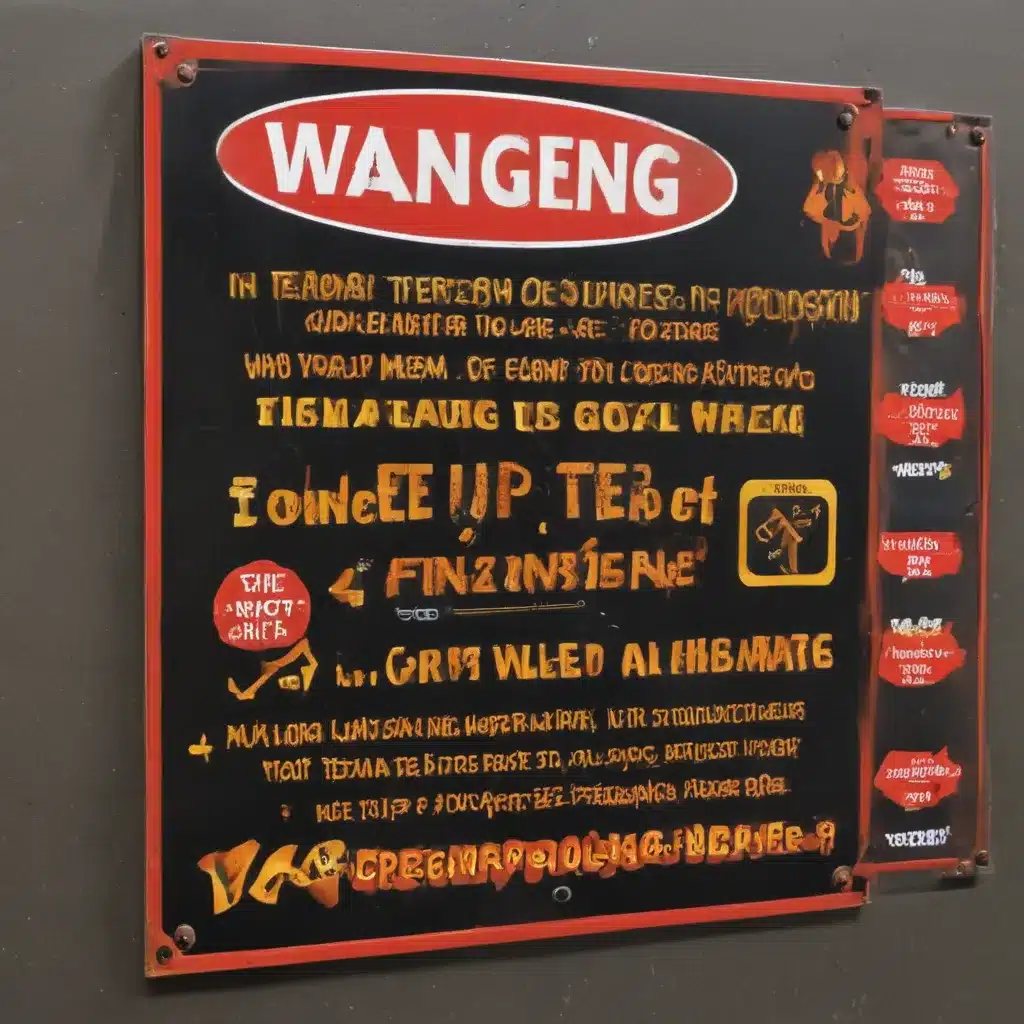 Welding Safety Signage to Remind Your Team of Dangers